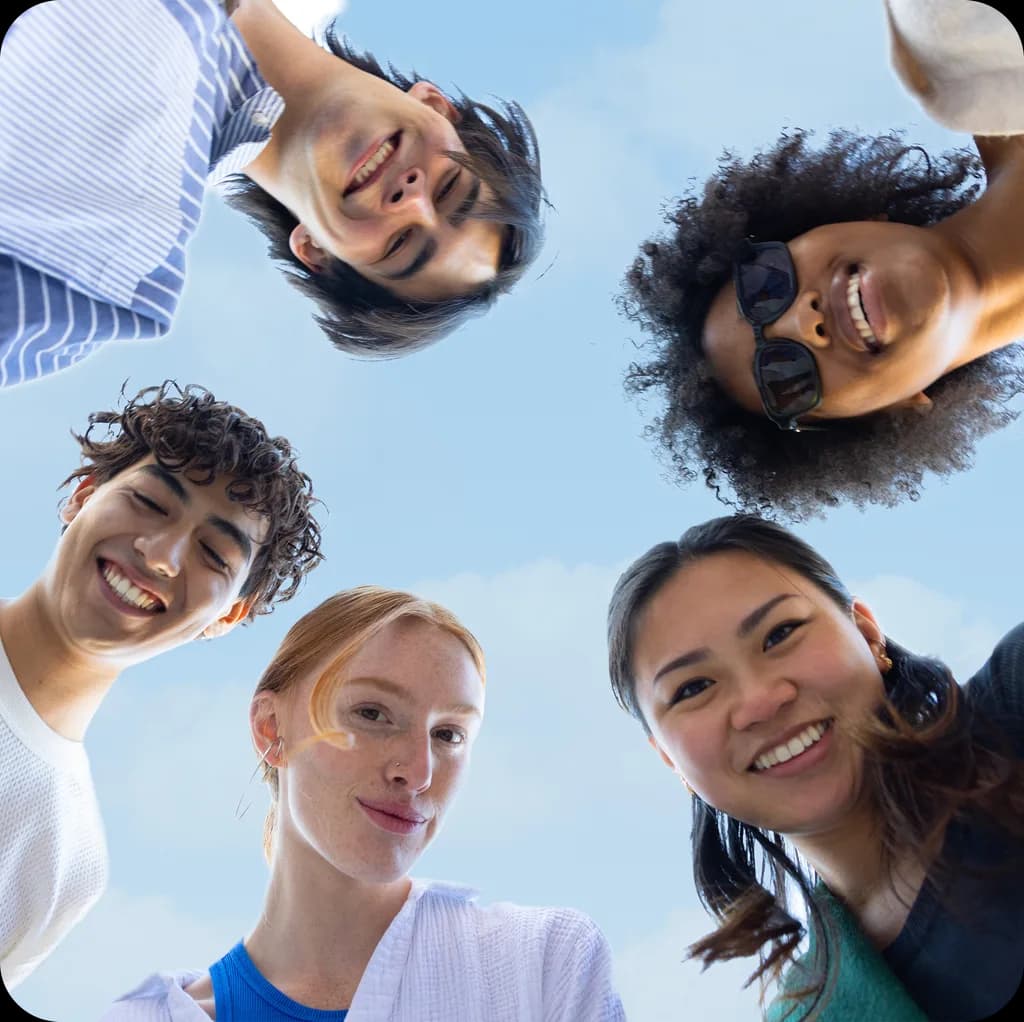 A group of Firstcard members smiling together